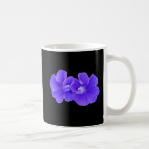 Tasse, lila sich hin- und herbewegende Winden Kaffeetasse