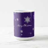 Tasse lila Weihnachtsschmuck (Mittel)