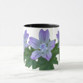 Tasse lila Wildblumen (Zentrum)