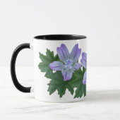 Tasse lila Wildblumen (Links)