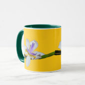Tasse - Lilienpaar auf Gelb (Vorderseite Links)