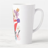 Tasse: Lippen und Blume Milchtasse (Rechts)