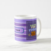 Tasse 'Live for Today – Dynamische Linien' (VorderseiteRechts)