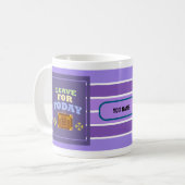 Tasse 'Live for Today – Dynamische Linien' (Vorderseite Links)