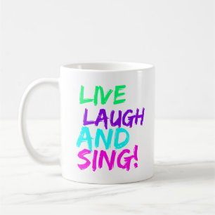 Tasse live, lachen und singen