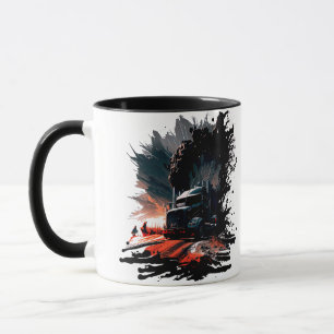 Tasse-LKW, LKW-Geschenk, Räder Tasse