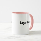 Tasse Logarithmus Joke Pub (VorderseiteRechts)