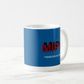 Tasse-Logo dunkelrot Kaffeetasse (VorderseiteRechts)