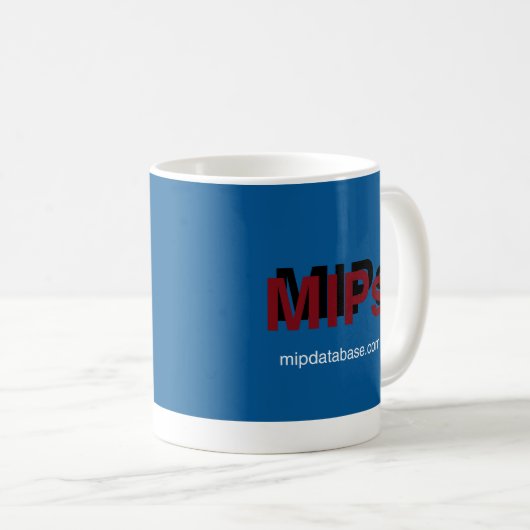 Tasse-Logo dunkelrot Kaffeetasse (VorderseiteRechts)