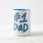 Tasse Logo Nummer 1 Vater (Mittel)