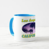 Tasse "Los Angeles California Palm Trees" (Vorderseite Links)