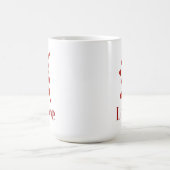 Tasse LOVE mit Herzen. (Mittel)
