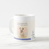 Tasse 'Loved Beyond Words' von Tina Tran (Vorderseite Links)