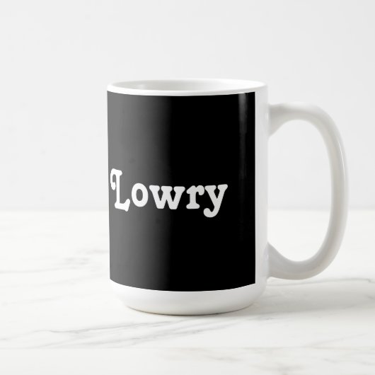 Tasse Lowry (Rechts)