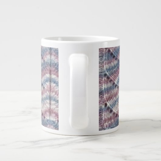 Tasse - Lüftermuster für den Strick (Rückseite)