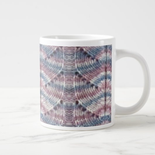 Tasse - Lüftermuster für den Strick (Rechts)