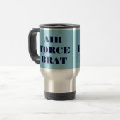 Tasse-Luftwaffenbrat Reisebecher (Vorderseite Links)