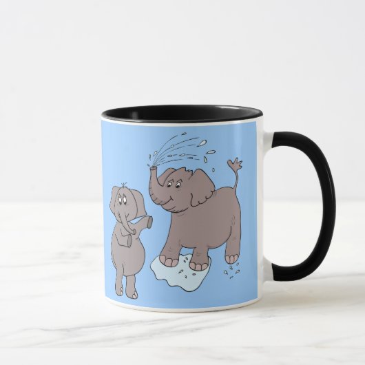 Tasse "lustige Elefanten " (Rechts)