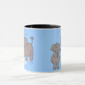 Tasse "lustige Elefanten " (Zentrum)