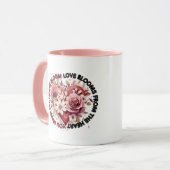 Tasse "Mache mein Herz blühen" (Vorderseite Links)