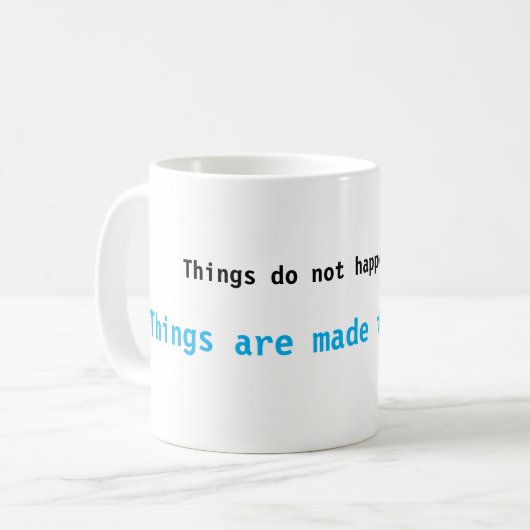 Tasse machen (Vorderseite Links)