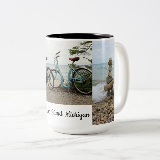 Tasse Mackinac Insel-, Michigan (VorderseiteRechts)