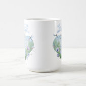 Tasse "Mädchen, das Libellen liebt" (Mittel)