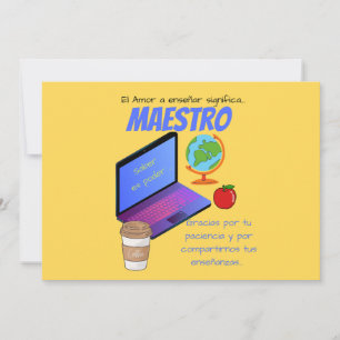 Tasse maestro Zitat Einladung