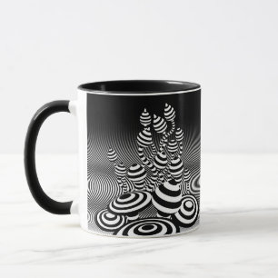 Tasse Magic Pilze geometrische Combo Design