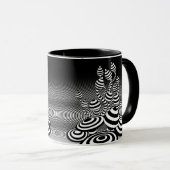 Tasse Magic Pilze geometrische Combo Design (VorderseiteRechts)