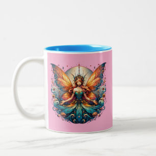 Tasse, magische Fantasie Zweifarbige Tasse