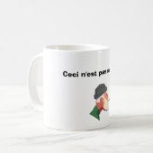 Tasse Magritte ceci n'est pas une pipe (Vorderseite Links)