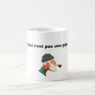 Tasse Magritte ceci n'est pas une pipe