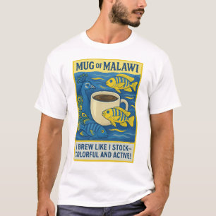 Tasse Malawi - Pfau & Mbuna Fischkaffee-Mischung T-Shirt