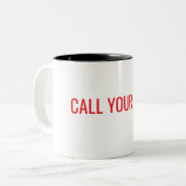 Tasse - Mama anrufen (Vorderseite Links)