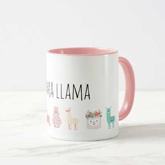 Tasse Mama Llama (VorderseiteRechts)