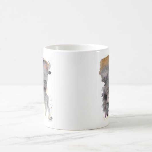 Tasse, Mama und Baby Buffalo Kaffeetasse (Mittel)