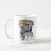 Tasse, Mama und Baby Buffalo Kaffeetasse (Links)