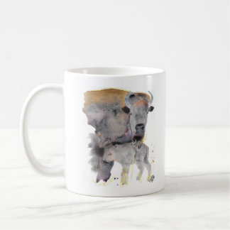 Tasse, Mama und Baby Buffalo Kaffeetasse