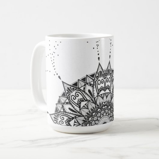 Tasse Mandala (Vorderseite Links)