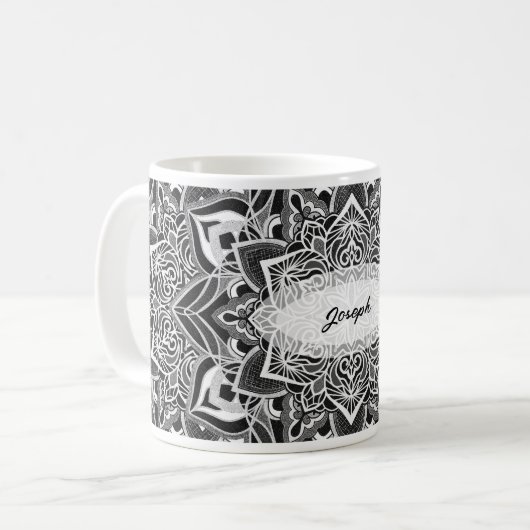 Tasse Mandala (Vorderseite Links)