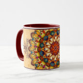 Tasse Mandala-Ararats V2 (Vorderseite Links)