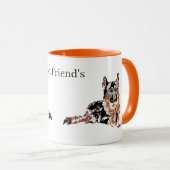 Tasse Man's Best Friends German Shepherd (VorderseiteRechts)