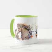 Tasse Mare und Yearling (Vorderseite Links)