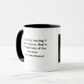 Tasse Maria Montesorri (Vorderseite Links)