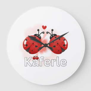 Tasse Marienkäfer Große Wanduhr