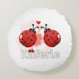 Tasse Marienkäfer Rundes Kissen
