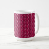 Tasse Maroon Glitzer (VorderseiteRechts)