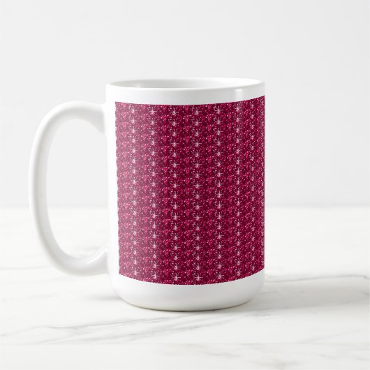 Tasse Maroon Glitzer (Links)