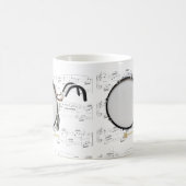 Tasse - marschierende große Trommel mit Blattmusik (Mittel)